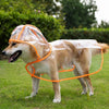 Transparent Waterproof Dog Raincoat