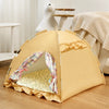 Enclosed Polyester Pet Tent Bed for Cats and Dogs