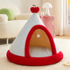 Enclosed Polyester Pet Tent Bed for Cats and Dogs