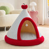 Enclosed Polyester Pet Tent Bed for Cats and Dogs