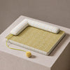 Rattan-Woven Pet Bed Mat for Small to Large Dogs