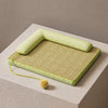 Rattan-Woven Pet Bed Mat for Small to Large Dogs