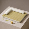Rattan-Woven Pet Bed Mat for Small to Large Dogs