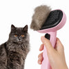Dual-Sided Dog & Cat Grooming Brush for Loose Hair and Tangles