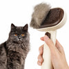 Dual-Sided Dog & Cat Grooming Brush for Loose Hair and Tangles