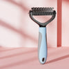 Double-Sided Pet Grooming Comb for Detangling & Thinning