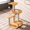Compact Cat Tree with Enclosed Cat House and Climbing Platforms