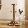 Vertical Sisal Cat Scratching Post with Climbing Structure