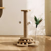 Vertical Sisal Cat Scratching Post with Climbing Structure