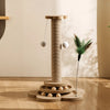 Vertical Sisal Cat Scratching Post with Climbing Structure