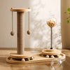 Vertical Sisal Cat Scratching Post with Climbing Structure