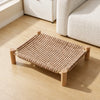 Rattan Cat Bed with Optional Sisal Scratching Surface