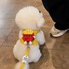 Cute Food-Themed Harness and Leash Set for Small Pets