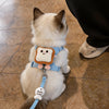 Cute Food-Themed Harness and Leash Set for Small Pets