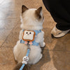 Cute Food-Themed Harness and Leash Set for Small Pets