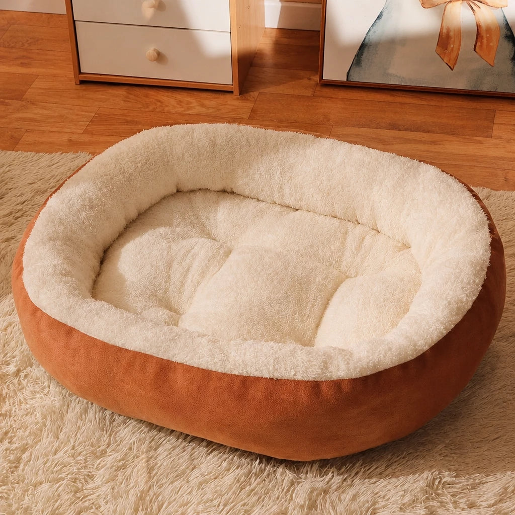 Removable-Washable Pet Bed for Dogs and Cats