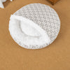 Covered Plush Pet Bed for Cats and Small Dogs