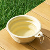Portable Dog Water Bottle with Foldable Bowl for Walks
