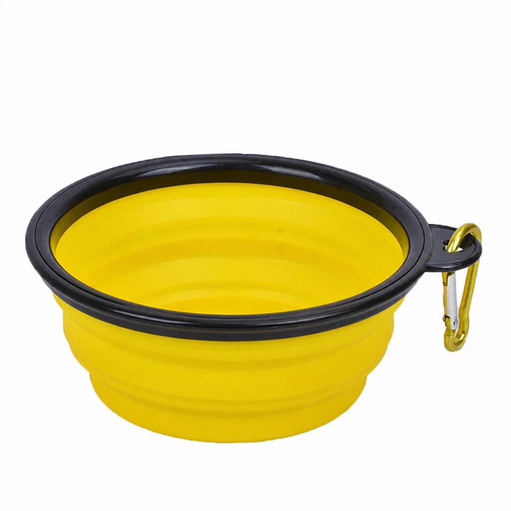 Portable Dog Water Bottle with Foldable Bowl