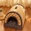 Covered Pet Tent Bed for Cats and Small Dogs