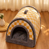 Covered Pet Tent Bed for Cats and Small Dogs