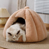 Enclosed Cat & Dog Bed with Removable, Washable Cover