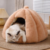 Enclosed Cat & Dog Bed with Removable, Washable Cover