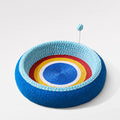 Cat Scratcher Bed with Integrated Lounge Nest