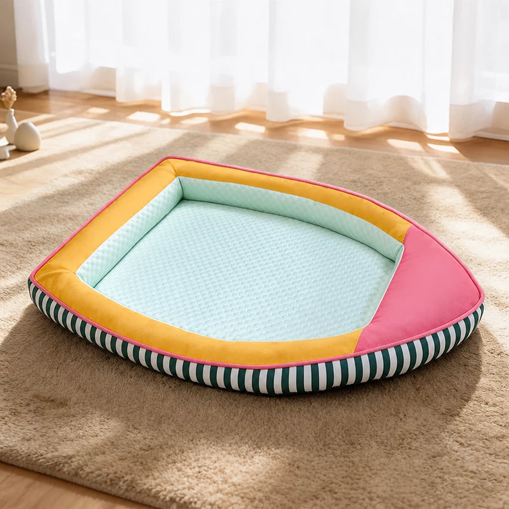 Year-Round Polyester Pet Bed Mat for Dogs and Cats