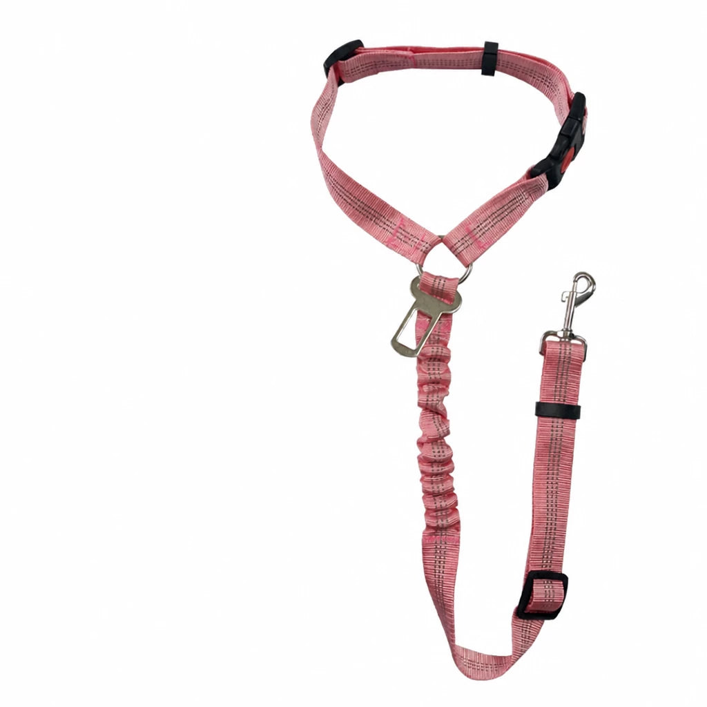 Pet Car Restraint Belt with Headrest Strap p-05439