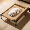 Elevated Pet Cot with Removable Bolster and Mesh Sleeping Surface