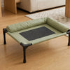 Elevated Pet Cot with Removable Bolster and Mesh Sleeping Surface