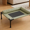 Elevated Pet Cot with Removable Bolster and Mesh Sleeping Surface