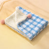Cotton-Linen Pet Blanket Mat for Cats & Dogs