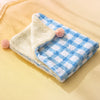Cotton-Linen Pet Blanket Mat for Cats & Dogs