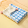 Cotton-Linen Pet Blanket Mat for Cats & Dogs