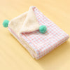 Cotton-Linen Pet Blanket Mat for Cats & Dogs