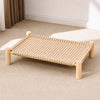 Elevated Pet Cot Bed with Scratching Surface
