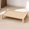 Elevated Pet Cot Bed with Scratching Surface