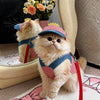 Pet Outdoor Harness and Hat Sets for Small Dogs and Cats