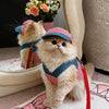Pet Outdoor Harness and Hat Sets for Small Dogs and Cats