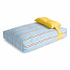 Striped Pet Beds with Pillow – Round, Long & Flat Styles