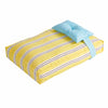 Striped Pet Beds with Pillow – Round, Long & Flat Styles