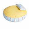 Striped Pet Beds with Pillow – Round, Long & Flat Styles