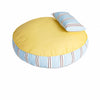 Striped Pet Beds with Pillow – Round, Long & Flat Styles