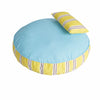 Striped Pet Beds with Pillow – Round, Long & Flat Styles