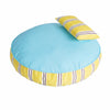 Striped Pet Beds with Pillow – Round, Long & Flat Styles