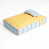 Striped Pet Beds with Pillow – Round, Long & Flat Styles