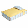 Striped Pet Beds with Pillow – Round, Long & Flat Styles