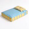 Striped Pet Beds with Pillow – Round, Long & Flat Styles